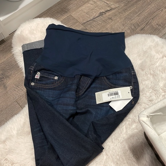 Ag The Stilt Roll Up Maternity Jeans sz 27 - Picture 2 of 8